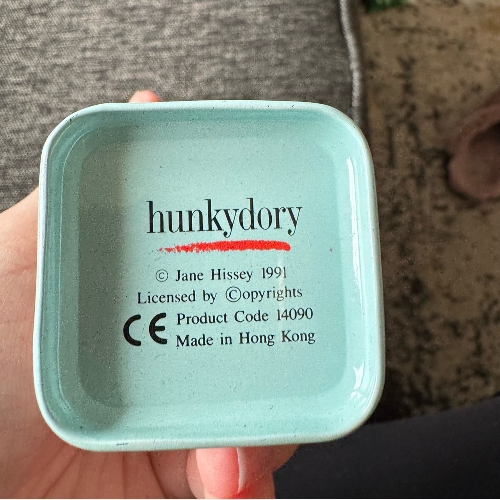 Vintage Hunkydory Square Trinket Dish